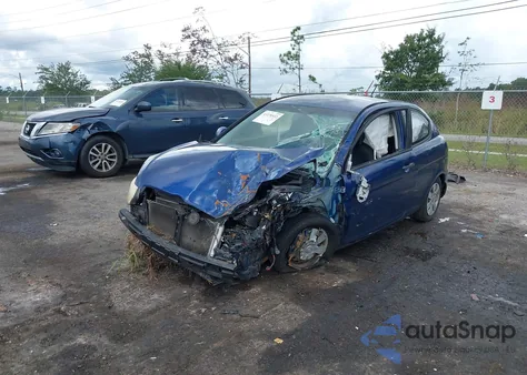 2007 Hyundai Accent Gs из США, поврежденный, VIN KMHCM36C57U001518